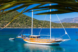 12 Island Daily Boat Trip.  Departure from Fethiye Harbor.